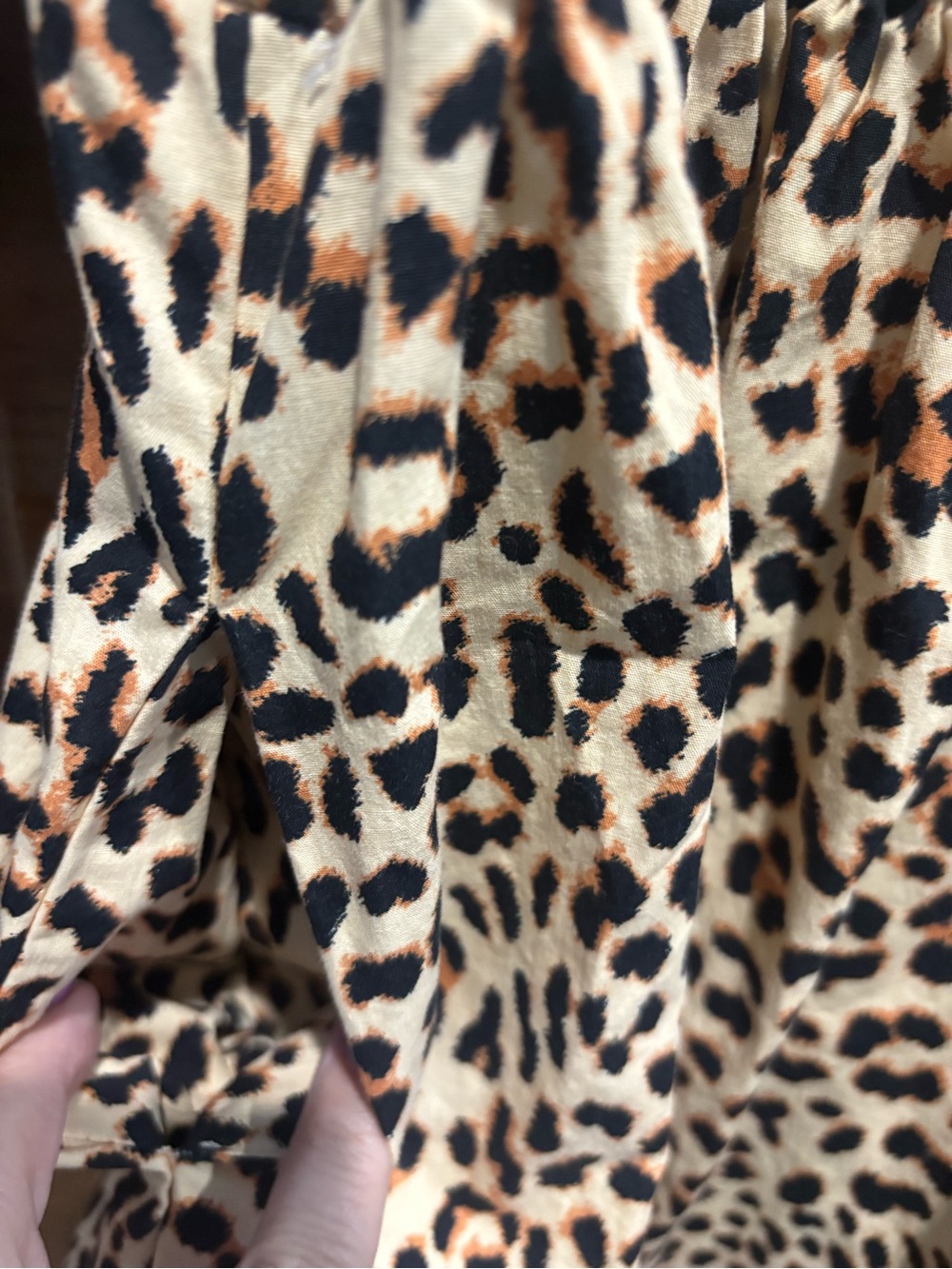 Band of the Free Leopard Print Tie-Front Mini Dress in Beige - Picture 5 of 7